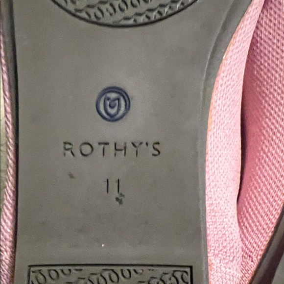 Rothy's Soft Pink Women's Flats - Picture 4 of 6